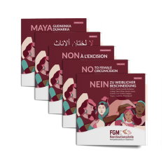 Grafische Darstellung der fünf Folder hintereinander leicht versetzt aufgereiht