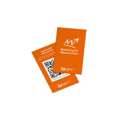 Kärtchen Mentoring für Migrant:innen