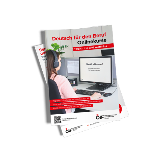 Flyer Deutsch für den Beruf/Onlinekurse